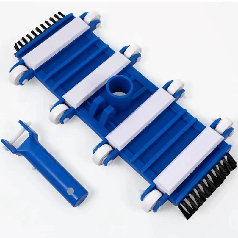 Pool Vacuum Head with Brush Swimming Pool Brush Suction Cleaning Equipment Accessories Portable Head Vaccum Cleaners Accessory