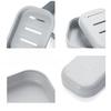 Scatola Porta Sapone Drenante, Creativa per Bagno, Supporto Sapone Artigianale, Vassoio Sapone in Plastica per Lavaggio Viso, Scatola Contenitore Porta Sapone