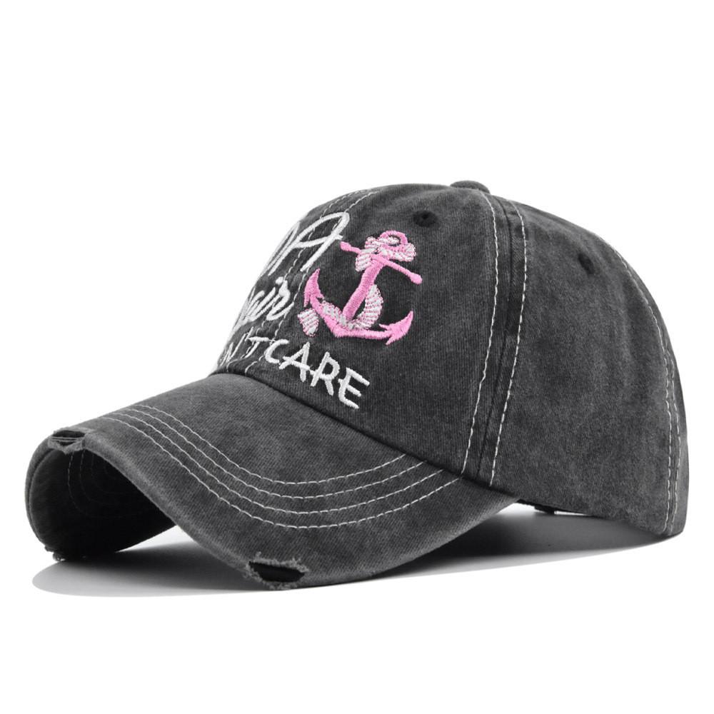 Retro Baseball Embroidered Cap Pure Cotton Material Old Casual Fashion Cool