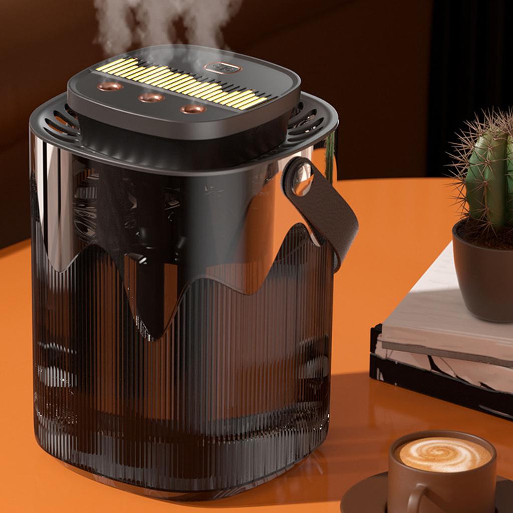 Desktop Humidifier Quiet Top Fill USB Powered Humidifier with Night Light for Bedroom Office 3L