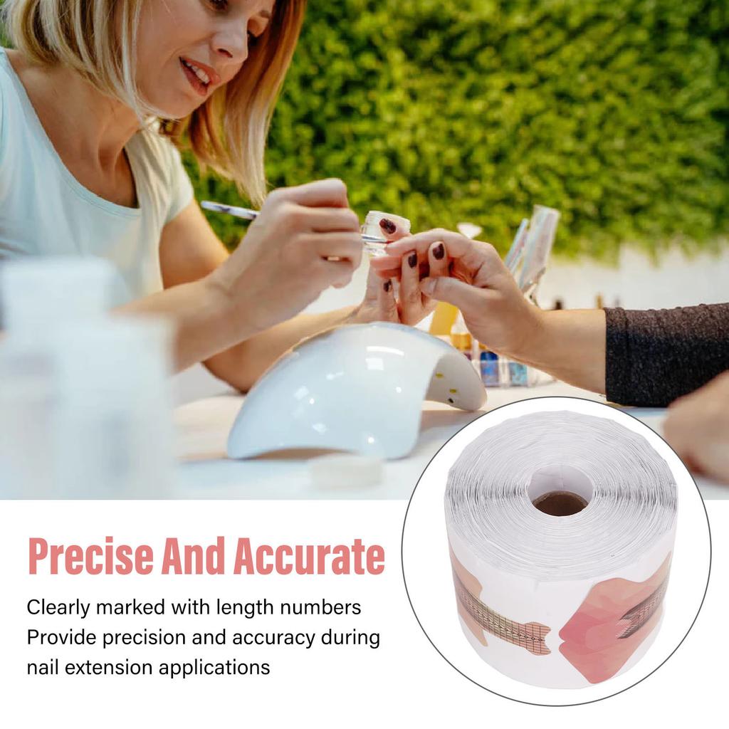 300 Stück Fischförmige Nagelverlängerungs-Guide-Aufkleber Selbstklebend French Nagelform Shaper für Acryl UV-Gel