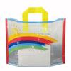 Regenbogen Transparente Tragetasche: Kinder-Gastgeschenk- & Geschenktüte in Groß, Mittel oder Klein