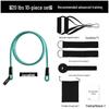 150lb Anti-Break Latex Resistance Bands Set – 11-Piece Multi-Functional Fitness Elastic Bands