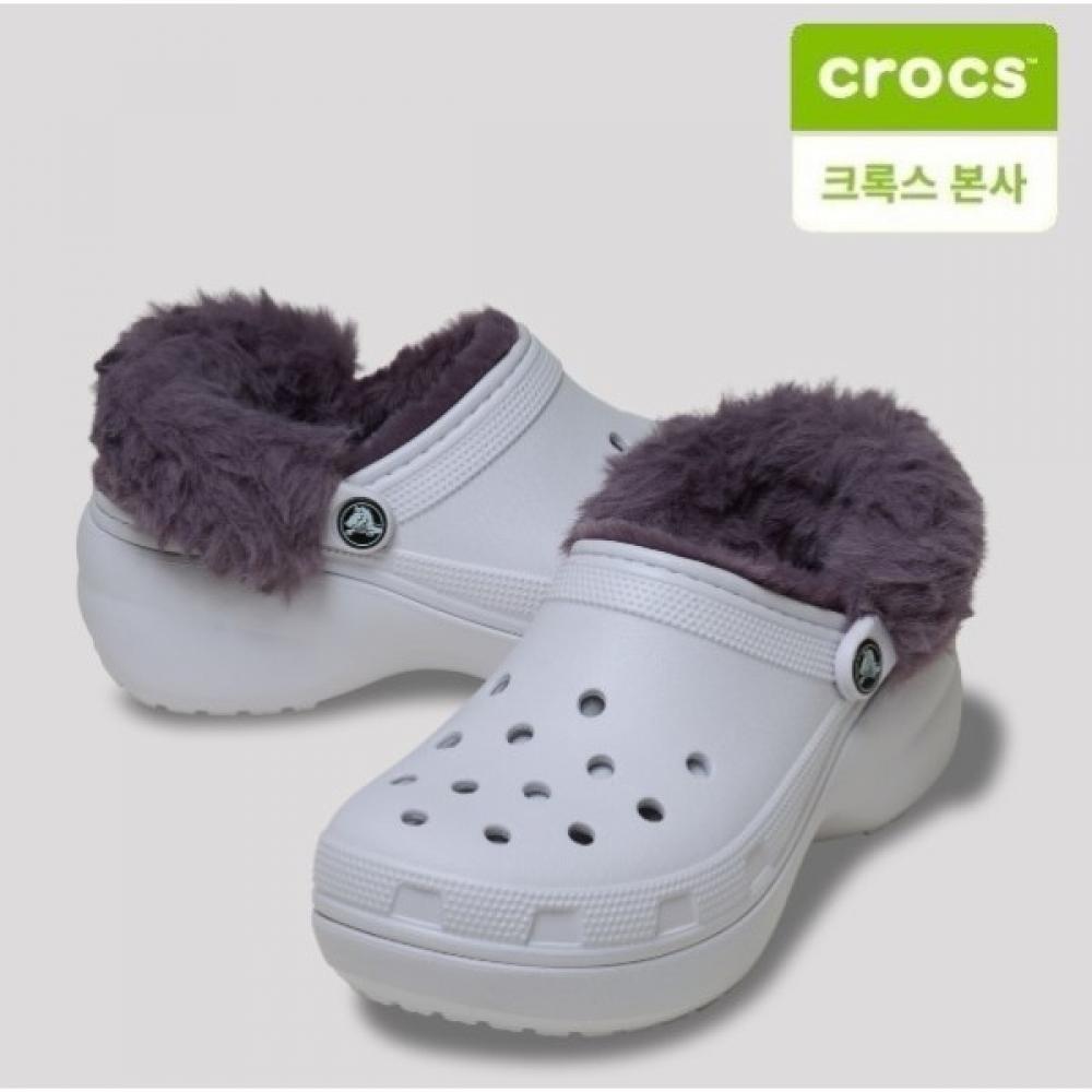 Crocs Fuzz Lined Clog Black 212854 5bo