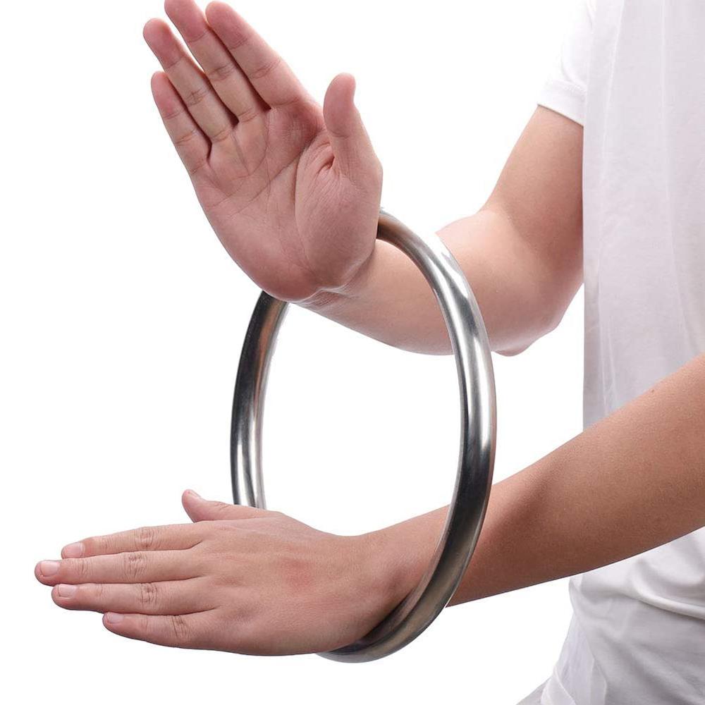 Stärke Klebrige Hand Yewen Training Stahlring Kung Fu Ringe Edelstahlring Wing Chun Ring