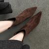Fashion 2024 New Autumn Winter Women Boot Leather Short Boots for Women Fashion Pointed Toe Med Heels Ladies Shoes Modern Chelsea Boots