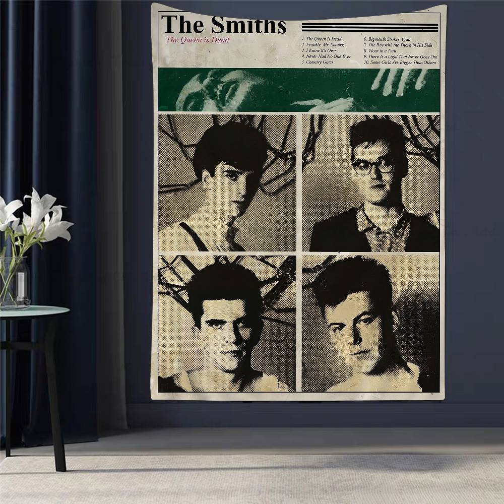 British Rock Band The Smiths DIY Wall Tapestry Hanging Tarot Hippie Wall Rugs Dorm Home Decor