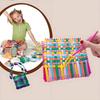 Latests Models DIY Handmade Multicolored Elastic Rope Coil Weaving Set Crochet String Tool Arts & Crafts Kit for Kids Gift