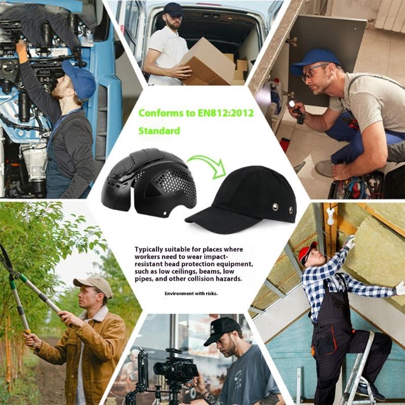 Bump Caps Insert Breathable Safety Bump Hat Insert Baseball Hard Hat Inserts For Men And Women Baseball Caps