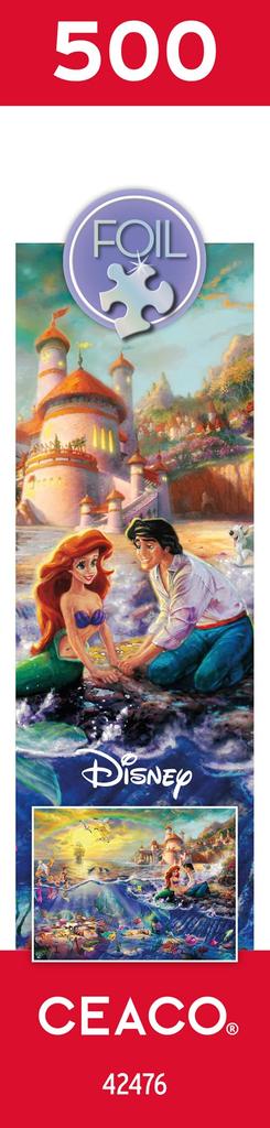 Ceaco Foil Puzzle Disney Thomas Kinkade The Little Mermaid 500 Piece Jigsaw Puzzle - - - - -