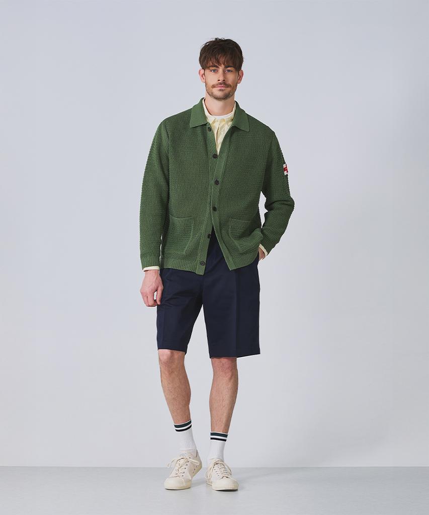Geonjiulleunseu Cotton Single-Pleat Chino Shorts Collection