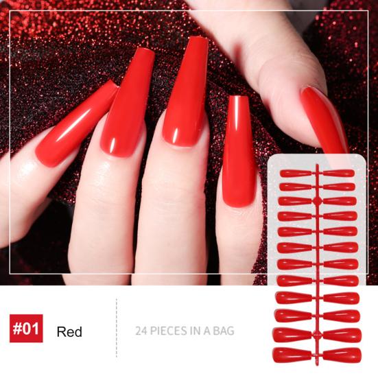 Detachable FALSE Color Eco-friendly Nails Exquisite Solid