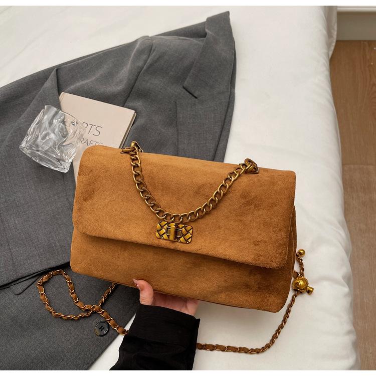 

Autumn and winter popular leopard print bag women s 2025 autumn and winter new fashion chain shoulder bag high-end retro messenger bag коричневый