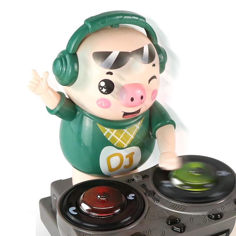 Electric Rock And Roll Dish Pig 20 Dynamic Music DJ Trendy Piggy Boys And Girls Toys