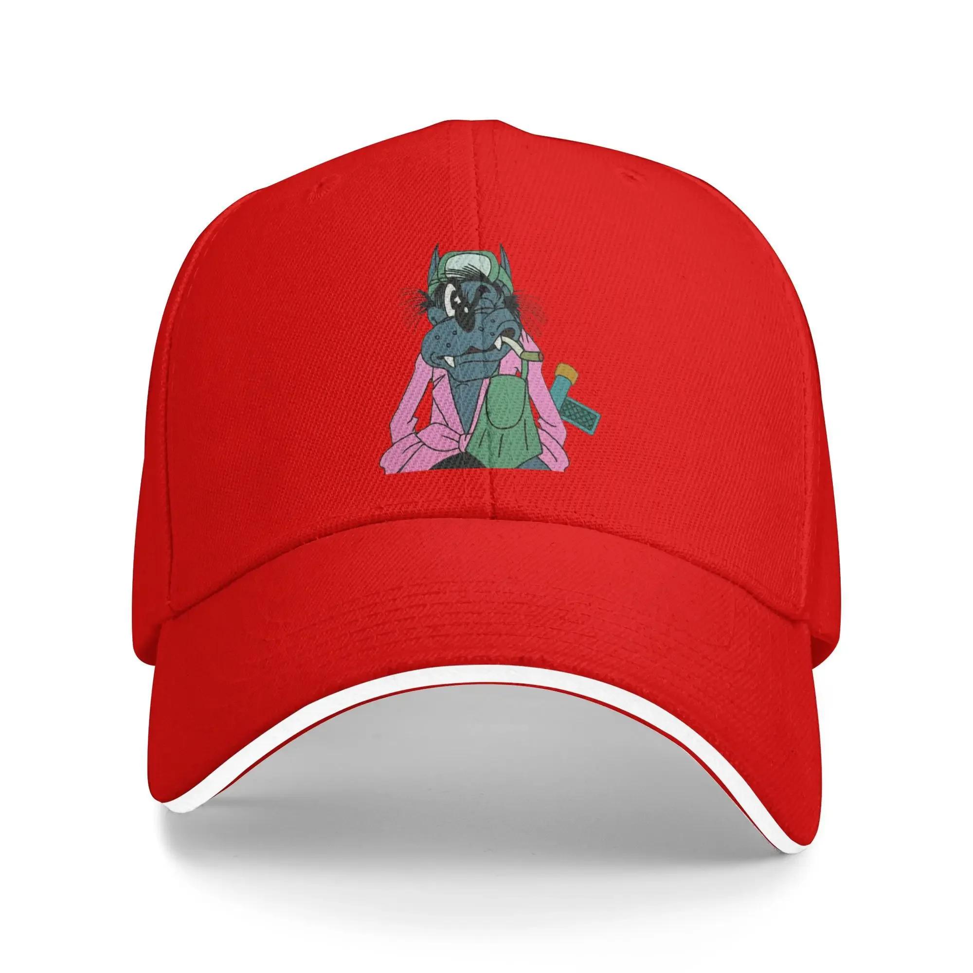 Nu Pogodi Casual Baseball Cap Cartoon Wolf Outdoor Sports Trucker Hat Summer Dropshipping Unisex Adult Design Baseball Caps One Size