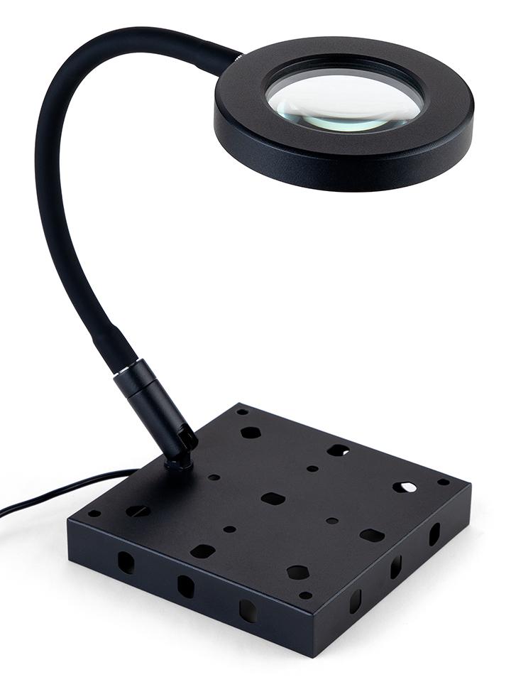 Pro Soldering Station Kit: Soldering Iron, Wire, Magnifying Lamp, Smoke Absorber, Magnetic Repair Tool