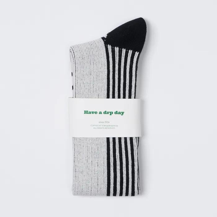 DRP Play Knee Socks DAILY LUCKY ROUTINE BLACK