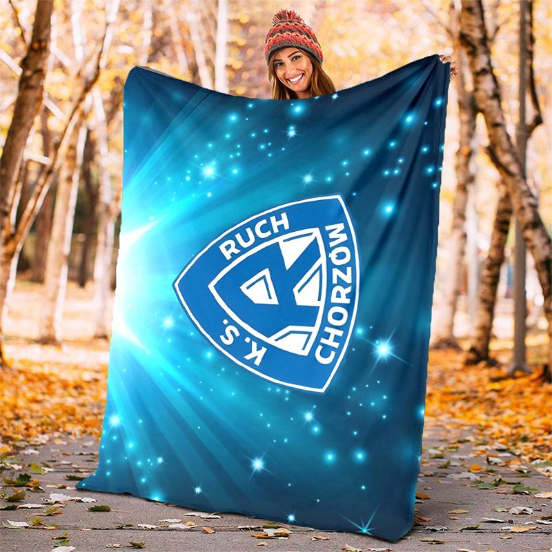 Couverture Flottée Douce Chorzów, Jeté Toutes Saisons, Design pour Camping, Voyage en Voiture, Randonnée, Canapé, Lit, Bureau, Cadeau Parfait pour les Fêtes