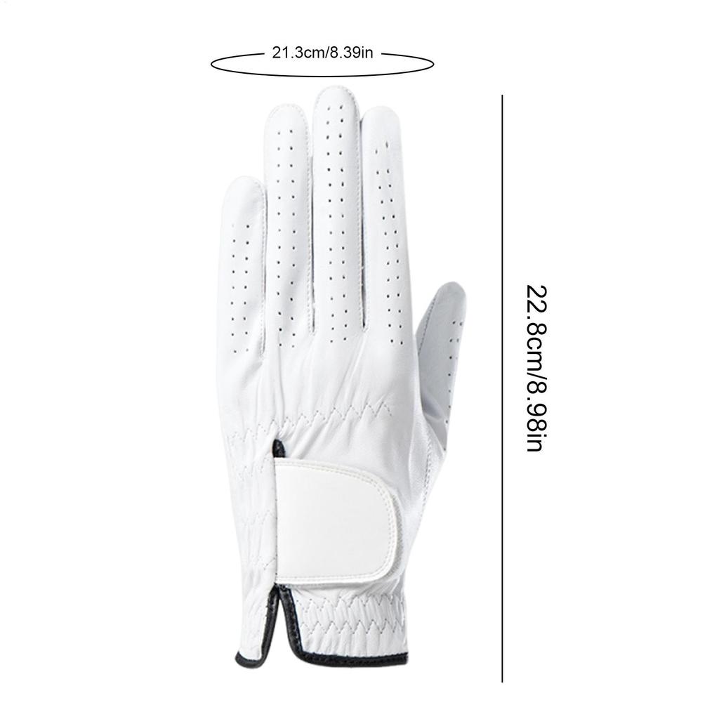Golf Gloves Men Breathable Left Handed Golf Glove Padded Ergonomic Mitten Comfort Grip for Women Riding Motorcycle Tennis