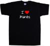 I Love Heart Mares T-Shirt
