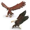 Detailed Plastic Decor Model Of African Fish Eagle And Stunning Golden Eagle For Kids Play