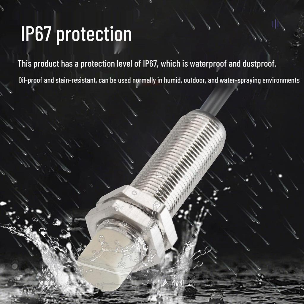 Waterproof Inductive Proximity Switch, Two-Wire, M8/M12/M18/M30, NPN NO/PNP NC