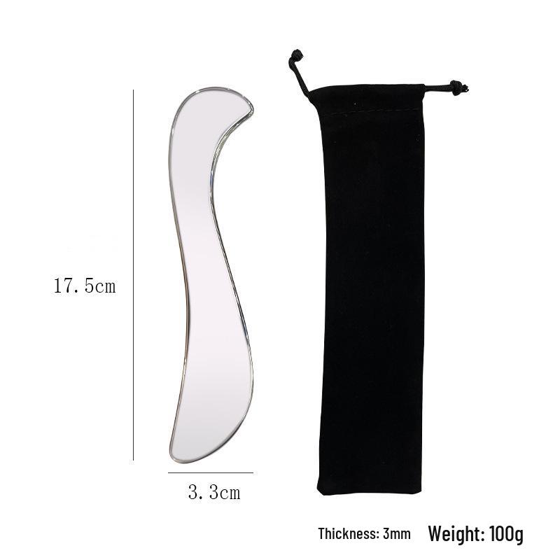 Stainless Steel Gua Sha Heart-Shaped Face & Body Massager