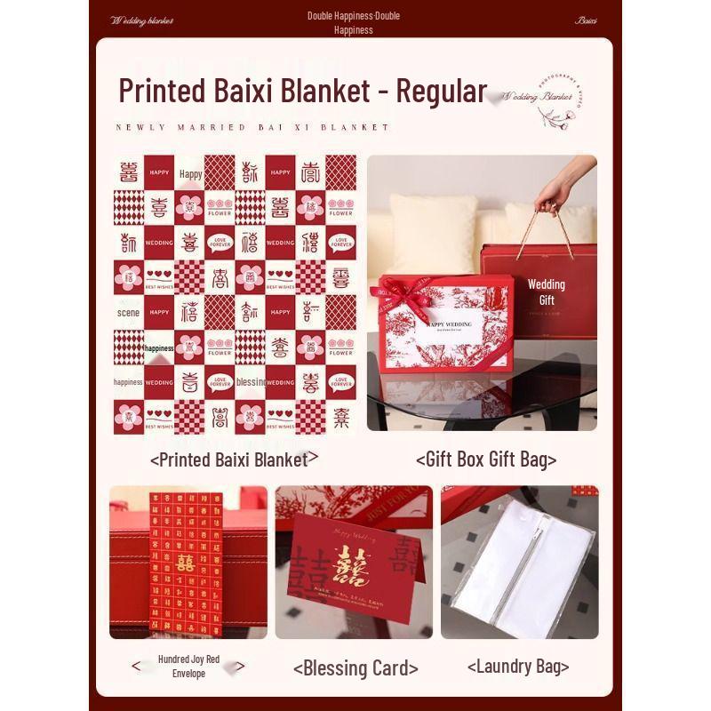 

Forbidden City Baixi High-End Handmade Carpet Wedding Gift Box for Bride & Best Friends Limited Time Offer: Handmade Gift Box Set
