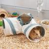 Fun Toy Hamster Tunnels Enrichment Badger Rabbit Ferret Play Tunnel  Cage Accessory