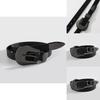 Fashionable Leather Belt With Large Metal Buckle For Women Casual And Party Wear