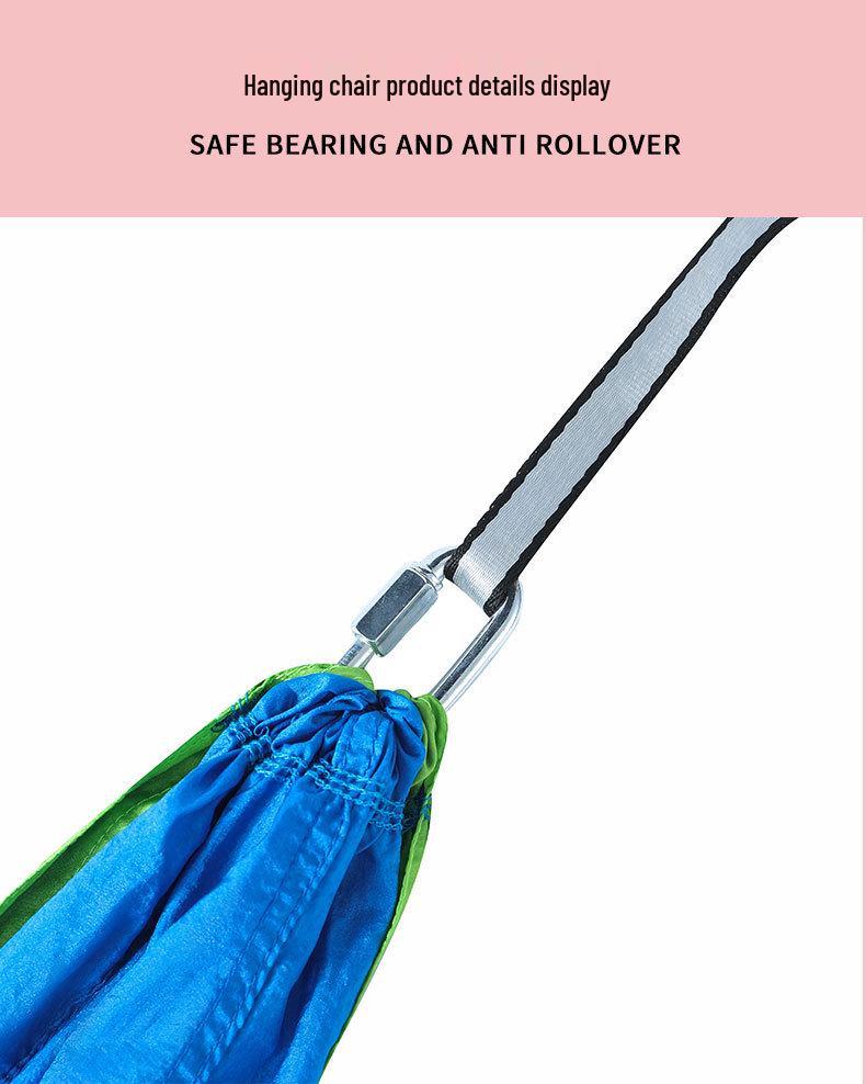 Children's Hanging Chair with Inflatable Cushion - Portable Swing for Park and Yard