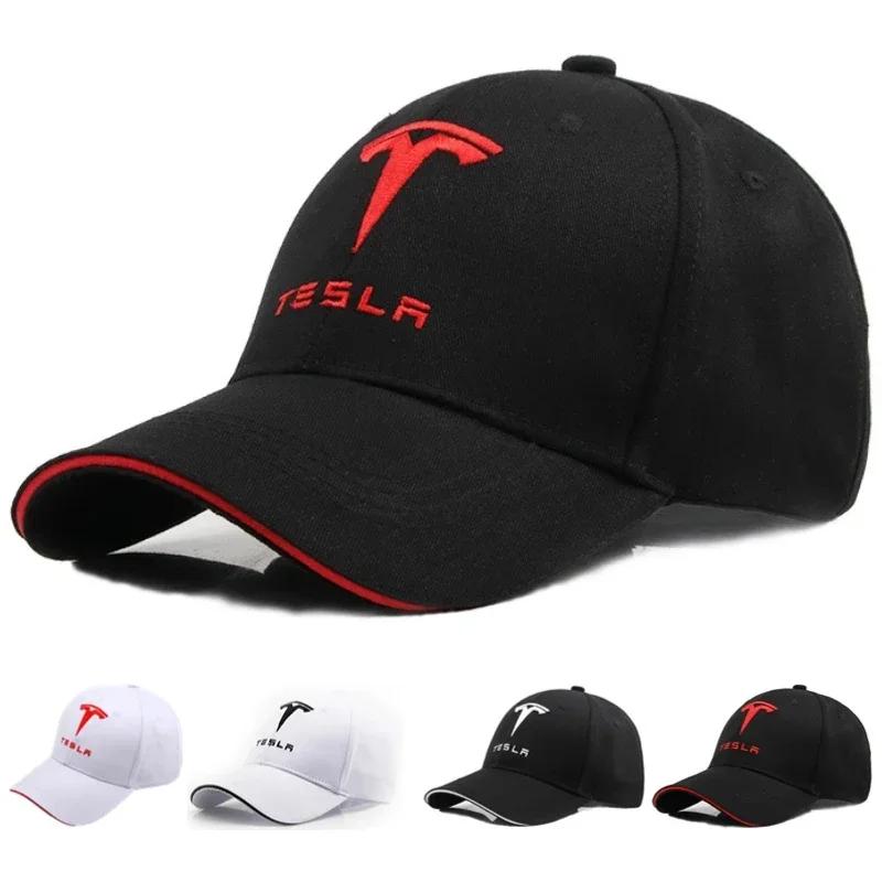 Bestickte lässige Snapback für Tesla Model 3 Y S X Roadster Cybertuck P75D P85D Baseballkappen Herren Damen Rennsport Sonnenhut Outdoor