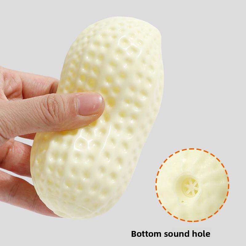 Dog Peanut Toy, Teething and Biting Endurance Teddy Shiba Inu, Small Dog Pet Vocal Toy