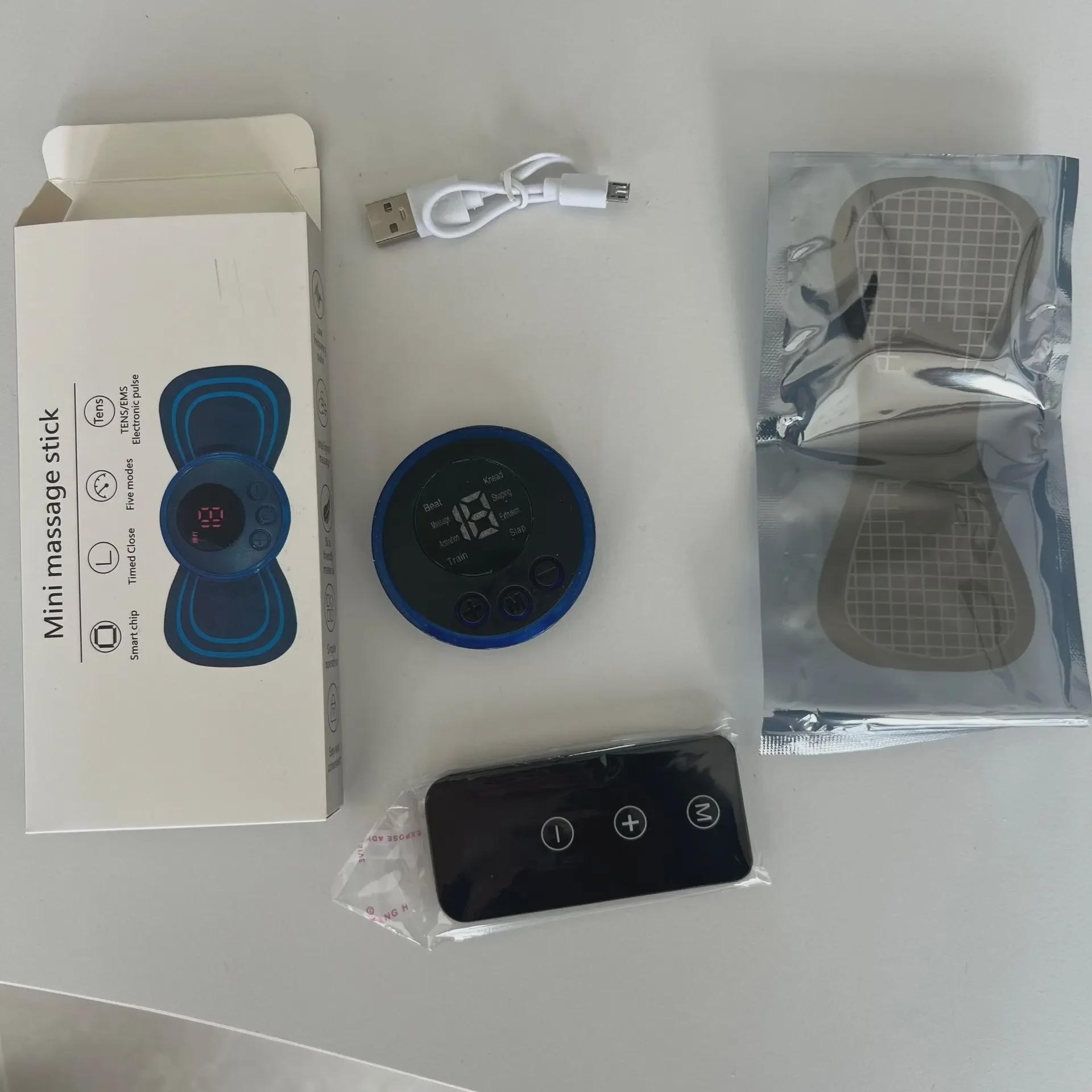 

Портативный шейный массажный пластырь EMS: Многозонный массаж плеч, шеи, талии, ног