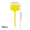 Plant Name Stakes 100Pcs Plastic Plant Labels Waterproof Garden Tags Nursery Stake Flowers Markers Herbs Sign Classification