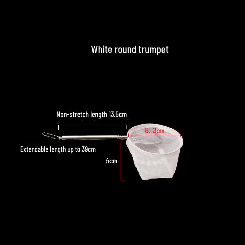 Plasă de Pește Retractabilă 3D din Oțel Inoxidabil pentru Acvarii și Pescuit