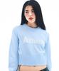 AMES-WORLDWIDE Basic Pullover Knit Light Blue