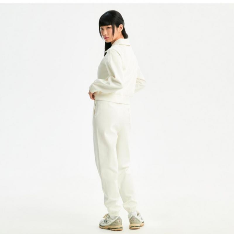 New Balance Long Sleeve Tee Nqj Nbnce1W212 64 W Signature Semi Crop Half Zip Up SWeatShirt  S