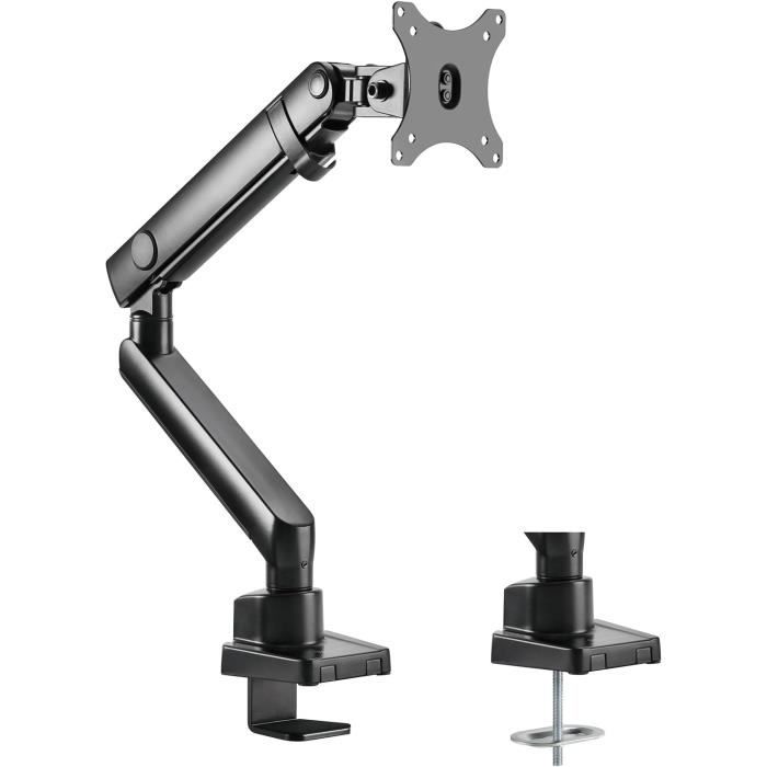 Bras de moniteur - silverstone - arm13 - réglable en hauteur - support vesa - 32 pouces max
