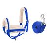 Plush Nylon Cow Halter Adjustable Animal Training Harness Halter Lead Rope Set  Farm Use