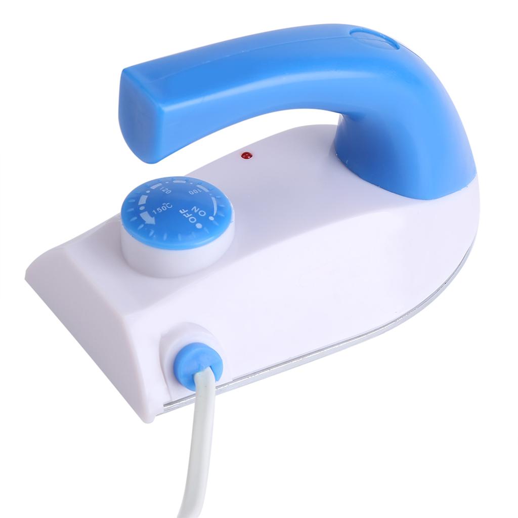Portable Clothes Iron   Temperature 0 to 150 for All Fabrics Compact Handheld Design with Detachable Cord Travel Iron for Home Travel Dormito