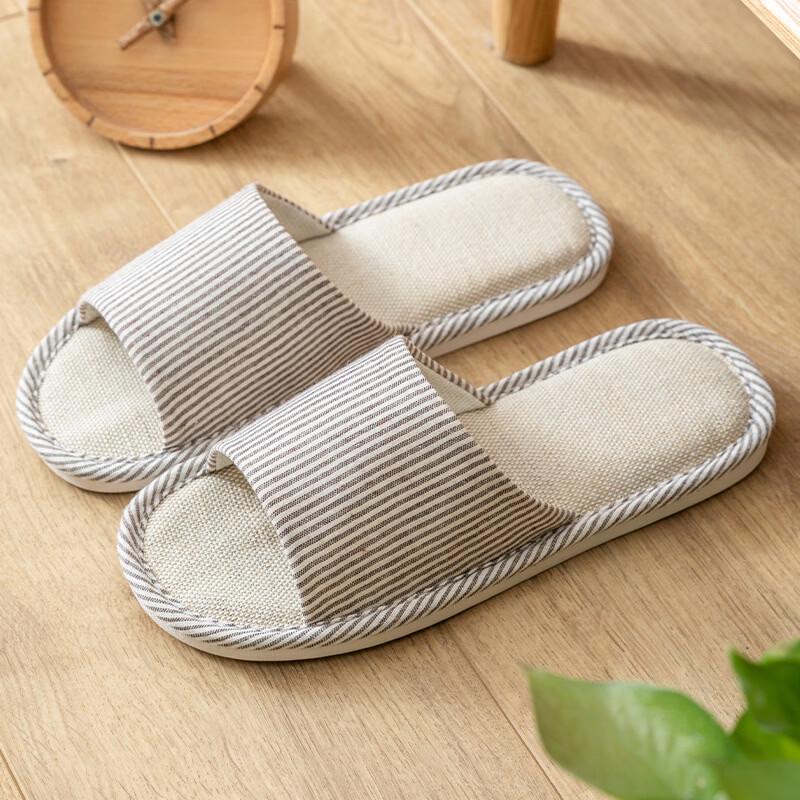 Grace Unisex Indoor Linen Cotton Slippers