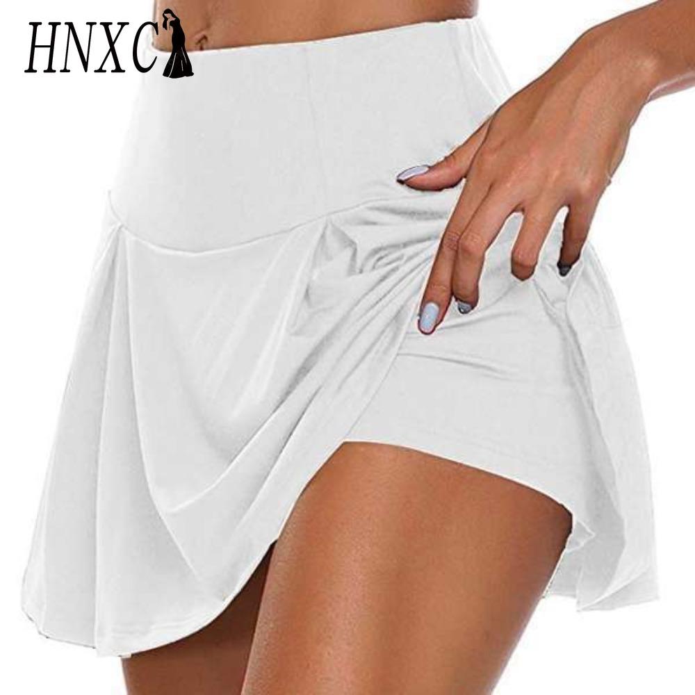 HNXC 13 Barev Dámská Módní Ležérní Jednobarevná Potisk Letní Jarní Sukně