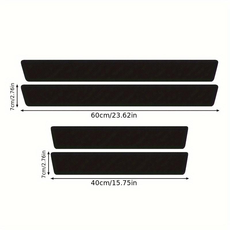 9 BUC Scaune de Ușă Auto Protecții Stickere Folie Anti zgârieturi Protecție Fibră de Carbon Capac Pedală zgâriată Accesorii Auto