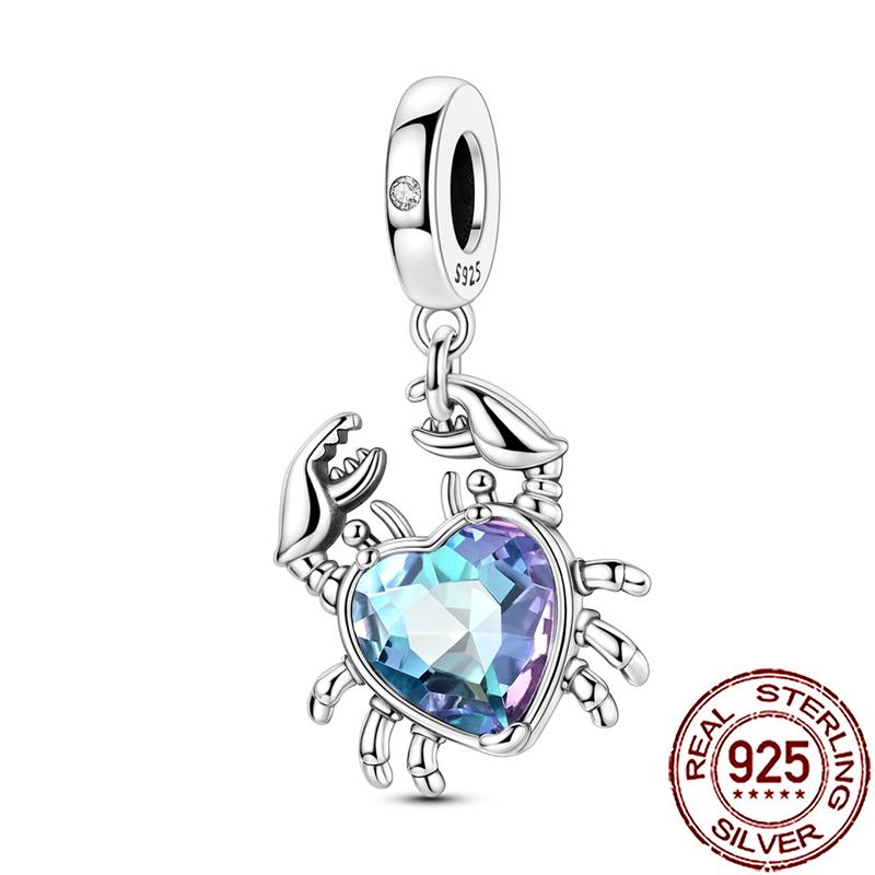 Uroki Oceanu Miedziana Rozgwiazda Muszla Ślimaka Ośmiornica Żółw Morski Ryba Koraliki Pasują do Bransoletki Naszyjnika Kobiety DIY Biżuteria