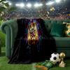Football Villa Design Throws Blanket Flannel Blankets Plush for Couch Bed Gifts for Men Women Travel picnic blanket Christmas fan gifts