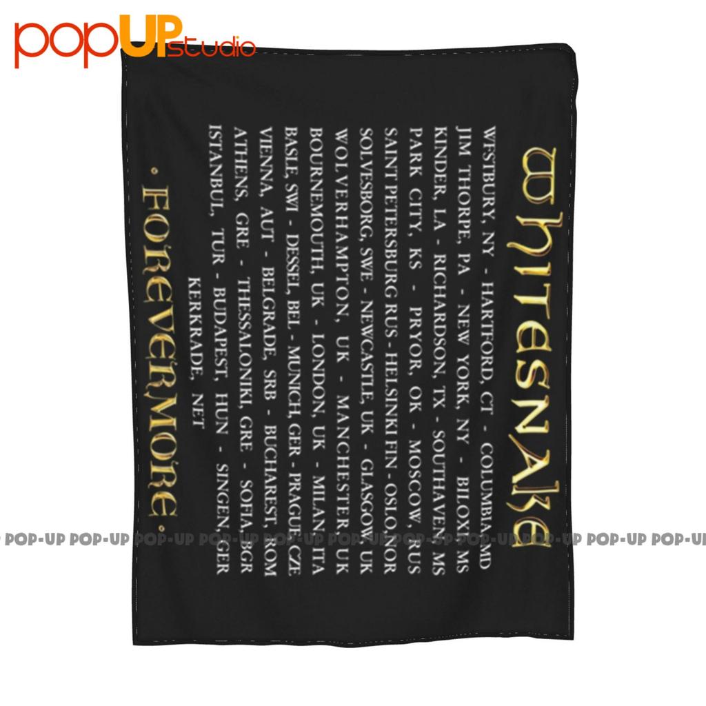 Whitesnake Forevermore Heavy Metal Ultra-Soft Blanket Quilt Winter Sofa Cover Bed Covers