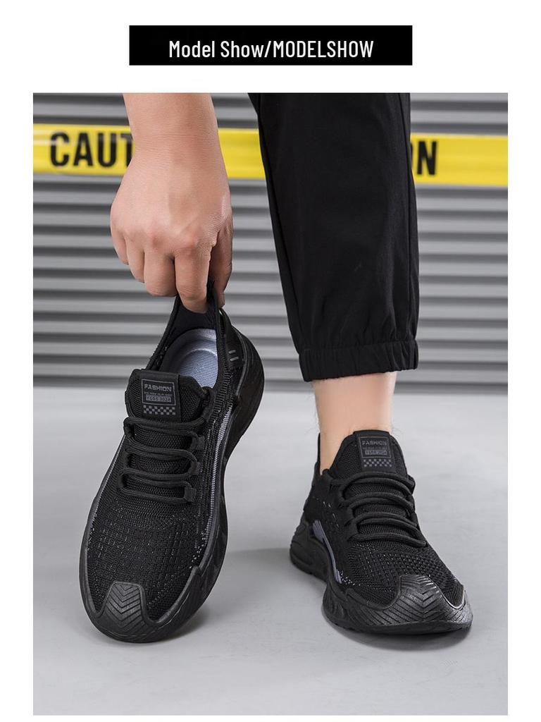 Men's Plus Size Minimalist Casual Sneakers – Trendy, Breathable, and Lightweight Running Shoes