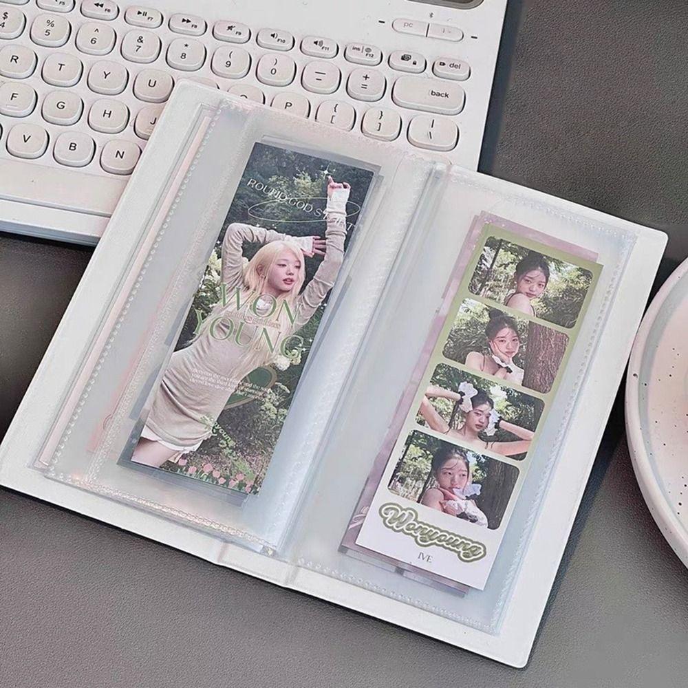 2x6 Inch Bow Photo Booth Frames 18 Pages 36 Photos Kpop Photocard Holder Photo Strips Cards Sleeves Collect Book Bookmark Holder
