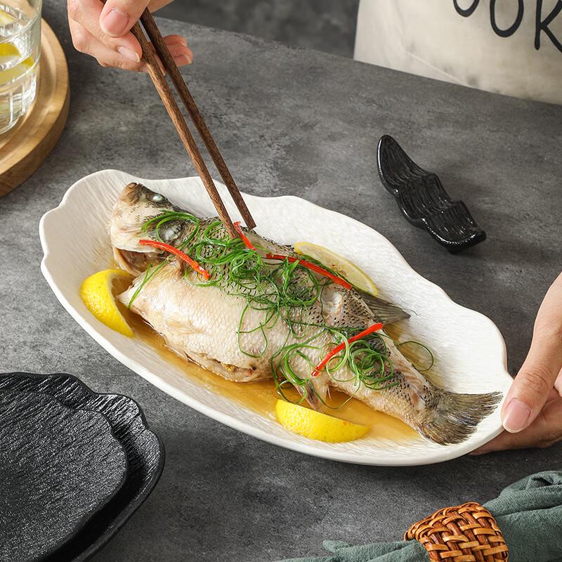 Creative Nordic Irregular Ceramic Fish Plate